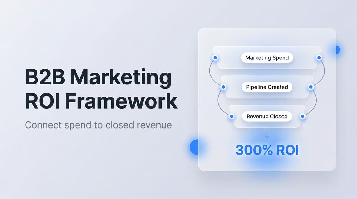 How to Measure B2B Marketing ROI: A Practical Framework | ObserviX