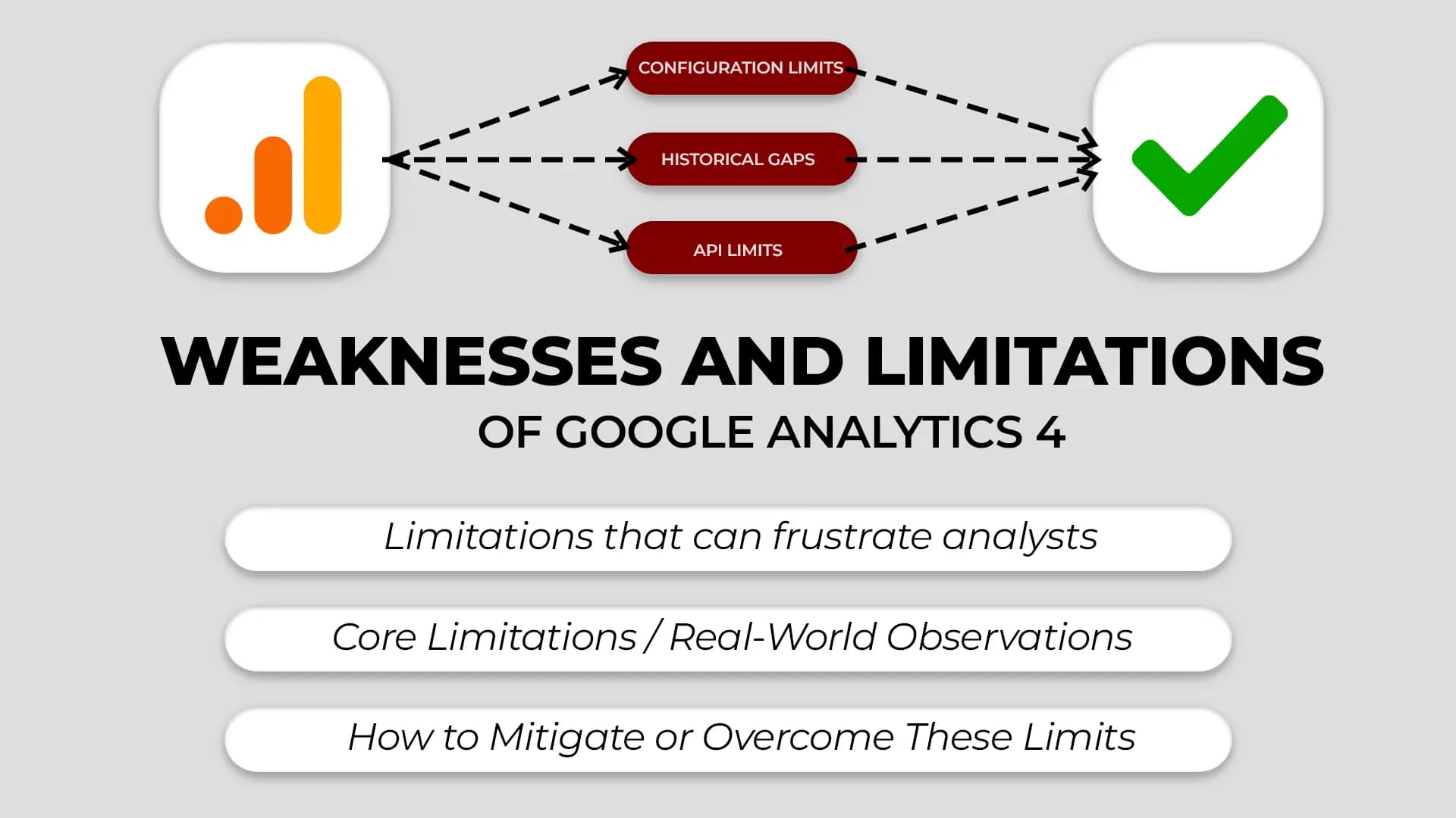 GA4 Weaknesses & Limitations: What Marketers Need to Know